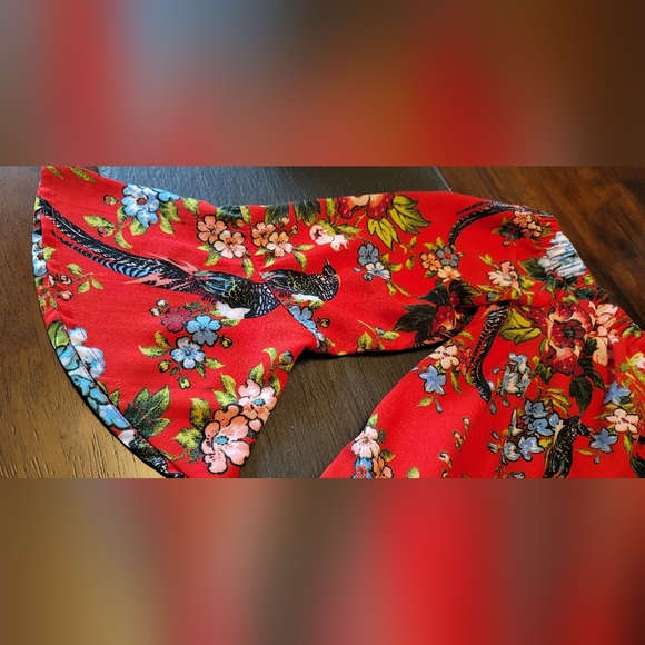 CITY STREETS - Tropical Bell Sleeve Sundress - Women's  Size S - Picture 9 of 15